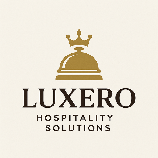 Luxero Hospitality Solutions — bell and crown mark